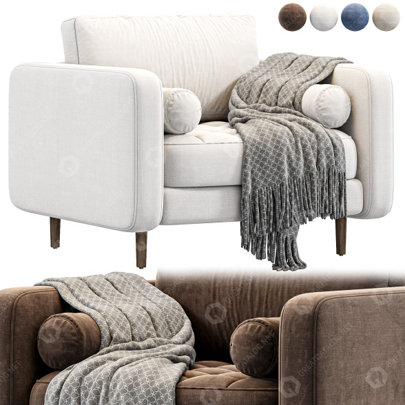 Sessel Castlery Madison 3D-Modell