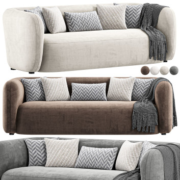 Sofa  High Fashion Home Nara Gibson Wheat 3D-Modell