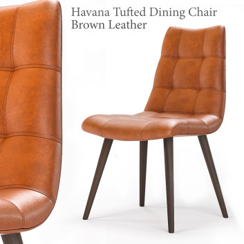 Stuhl  Design Tree Home Havana Tufted Dining 3D-Modell