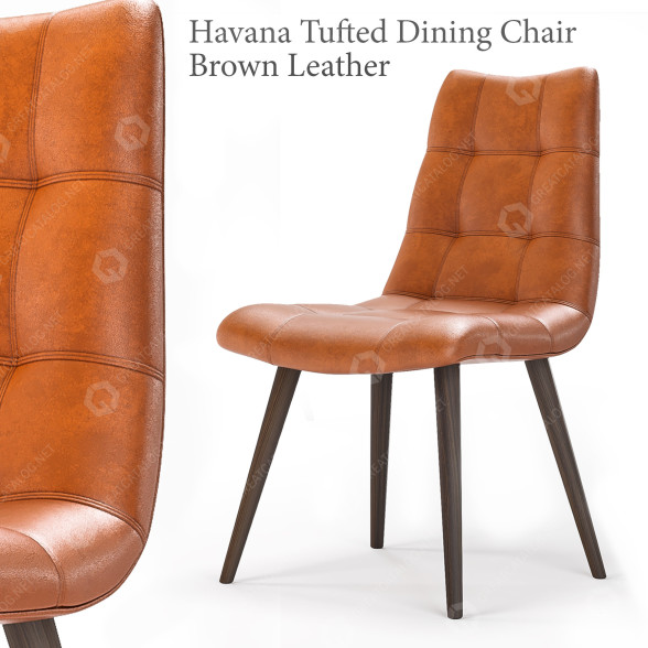 Stuhl Design Tree Home Havana Tufted Dining 3D-Modell