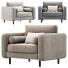 Крісло West Elm Dennes - Adamari