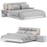 Camas y Mesitas de Noche Beige Upholstered Panel Modern - mukhammadnur