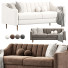 Canapé West Elm Olive Wood Legs - Adamari