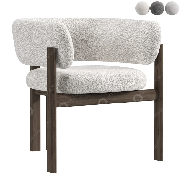 Fotel Nature Design Bay model 3D