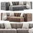 Sofá High Fashion Home Tavi 2 Piece LAF Alcala Wheat - Adamari