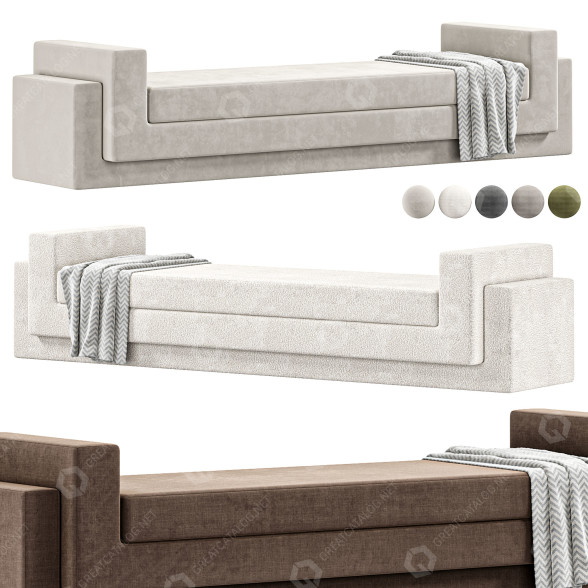 Tagesbett South Hill Home Lille 3D-Modell