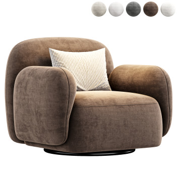 Крісло High Fashion Home Giddings Swivel