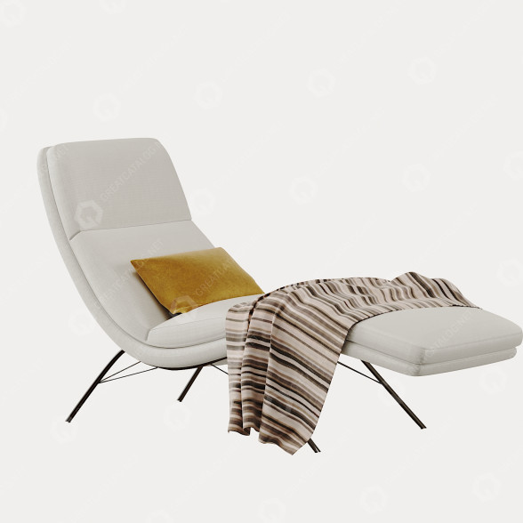 Шезлонг Roche Bobois Calibri 3D модель