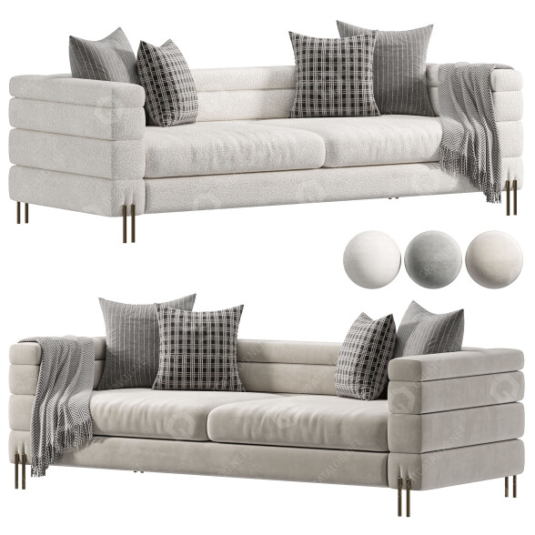 Sofa Eichholtz York 3D-Modell