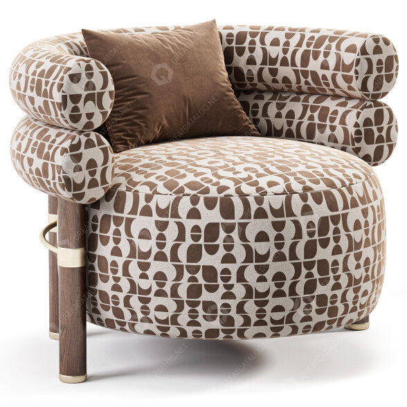 Armchair Mezzo Collection Rogers 3D model
