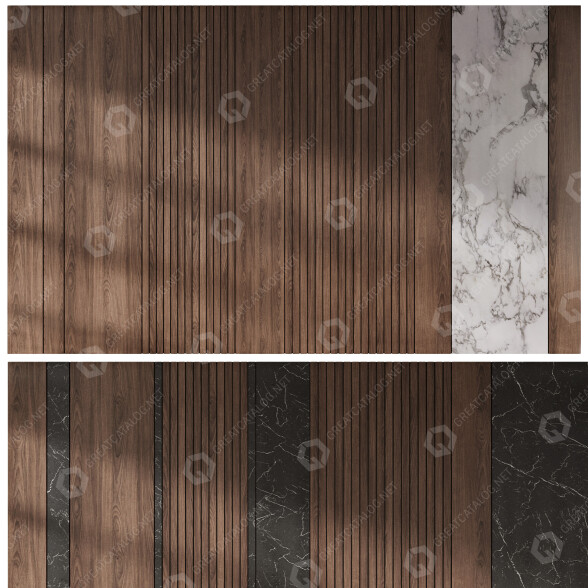 Стеновые панели Decorative 003 3D модель