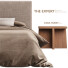Bett und Nachttischchen The Expert Signature Upholstered - buskanini