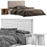 Bett und Nachttischchen The Expert Signature Upholstered - buskanini