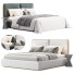 Bett und Nachttischchen Adriana Hoyos Gem Upholstered King Queen - babarikograf