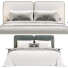 Bett und Nachttischchen Adriana Hoyos Gem Upholstered King Queen - babarikograf