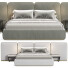 Bett und Nachttischchen Adriana Hoyos Gem Upholstered King Queen 2 - babarikograf