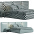 Bett und Nachttischchen Adriana Hoyos Gem Upholstered King Queen 2 - babarikograf