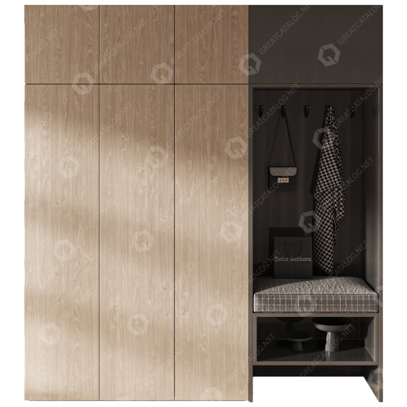 Jednostka korytarzowa Set 09 model 3D