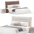 Bett und Nachttischchen Float Tratto - mukhammadnur