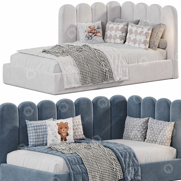 Ліжка Velour 3D модель