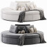 Sofa Dema Circle 3 Seat - Armada 