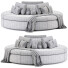Sofa Dema Circle 3 Seat - Armada 