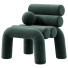 Sillas Homary Upholstery Horizontal Channeled - Zikkoo