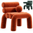 Sillas Homary Upholstery Horizontal Channeled - Zikkoo