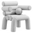 Sillas Homary Upholstery Horizontal Channeled - Zikkoo