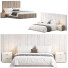 Ліжка та тумбочки Amore Kirsten Stripe Line Panel Wide Headboard - Zikkoo