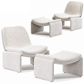 Крісло та пуф West Elm Mara Hoffman