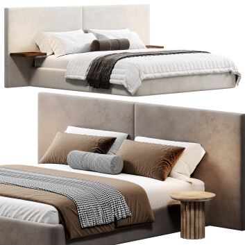 Ліжко та тумбочки Bobochic Paris Blandine