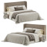 Cama y mesitas de noche Stylish Club Porto - peyman