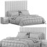 Кровать и тумбочки Louvers by DG Collection - Zikkoo