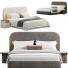 Bett und Nachttischchen Wittmann Metis Soft - Zikkoo