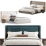 Cama y mesitas de noche Stylish Club Porto - Zikkoo