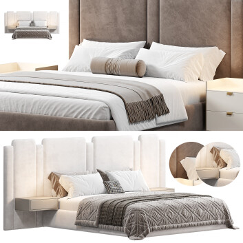 Betten und Nachttische Soft Headboard Palace