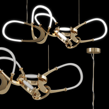 Люстра  Hudson Furniture Bouchon 3D модель
