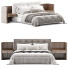 Cama y mesitas de noche Minotti Brasilia - mukhammadnur