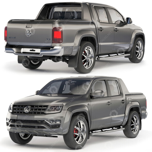 Samochód Volkswagen Amarok 2019 model 3D
