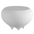 Taburete Burnt Chiseled Wood Round by MIX - Kudim