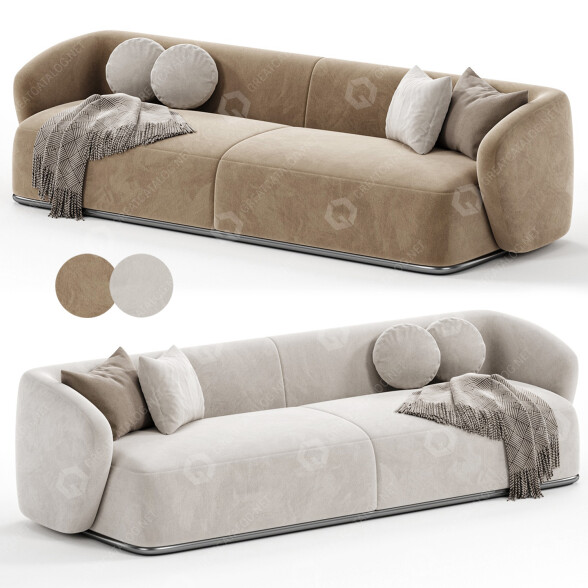 Sofa Meridiani Rene 3D model