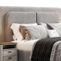 Bed and Bedside Tables Soft Felini Beige - Zikkoo