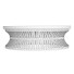 Stolik kawowy White Marble & Iron Hourglass by MIX - Kudim