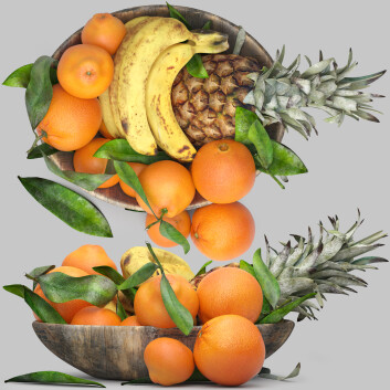 Fruits  Bowl 3D model