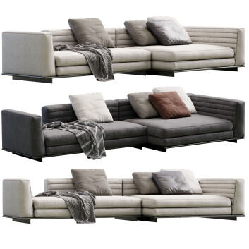Диван Minotti Roger 3D модель