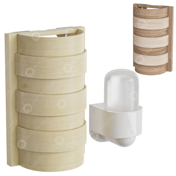 Wandlampen Sawo 917-A and Lattice Set 3D-Modell