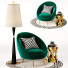 Sessel und Dekoration Jonathan Adler Ether - Zakirov 3d