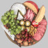 Alimentation Meat, Cheese and Fruits Board - Pro