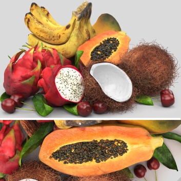 Fruits Tropical Exotic Modèle 3D